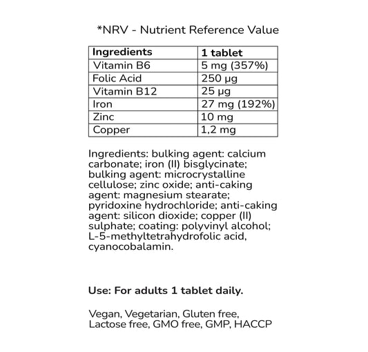 Iron Complex Vitamin Supplement