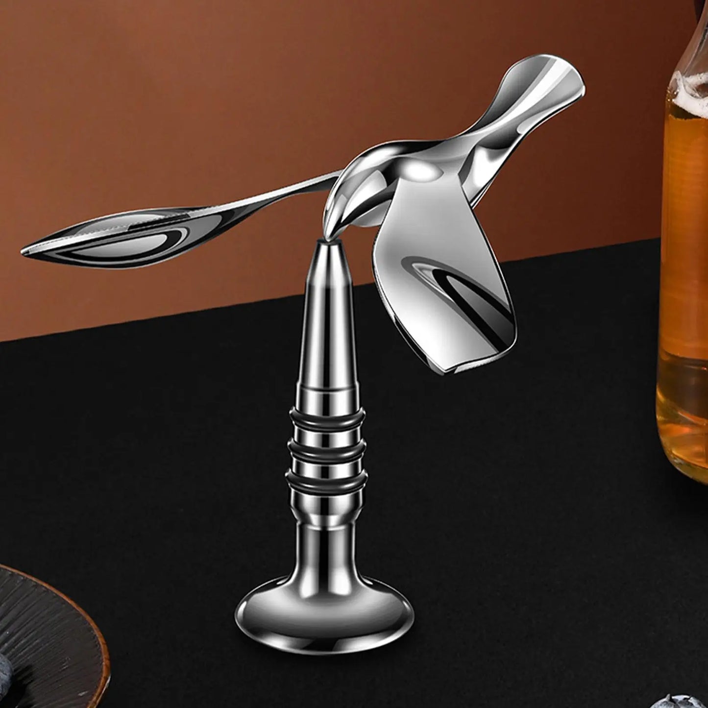 Flying Bird Beer Bottle Opener Floating Balance Bird zinc alloy Jar Opener Roly-Pot Bird Flying Bird table deco for Bar Kitchen